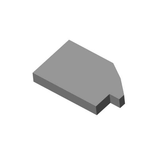 Šamotová deska spodní, přední, pravolevá EGMONT 